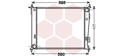 Radiateur Van Wezel 83002143