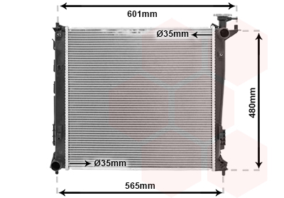 Radiateur Van Wezel 83002239