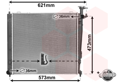 Radiateur Van Wezel 83002272