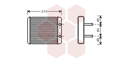 Kachelradiateur Van Wezel 83006008