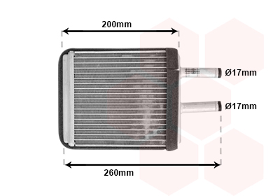 Kachelradiateur Van Wezel 83006009