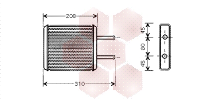 Kachelradiateur Van Wezel 83006043