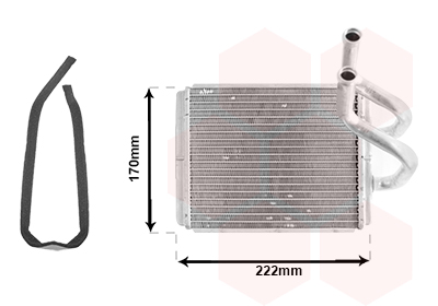 Kachelradiateur Van Wezel 83006170