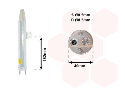 Airco droger/filter Van Wezel 8300D165