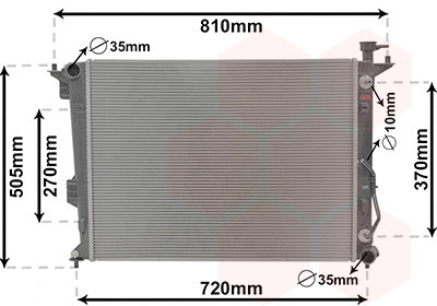 Radiateur Van Wezel 83012700
