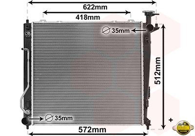 Radiateur Van Wezel 83012703