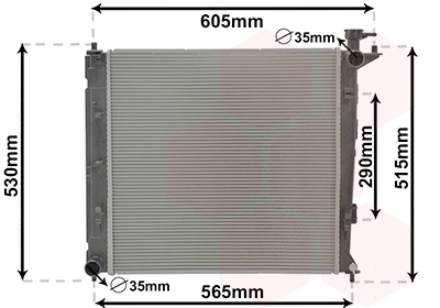 Radiateur Van Wezel 83012710