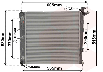 Radiateur Van Wezel 83012711