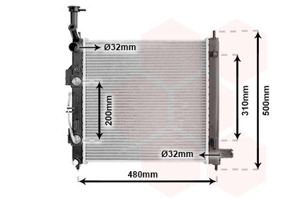 Radiateur Van Wezel 83012727