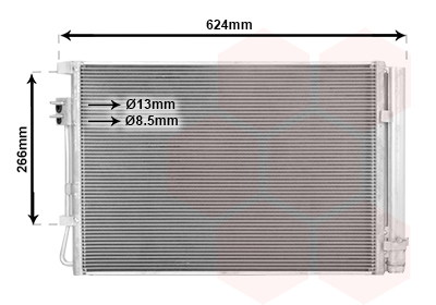 Airco condensor Van Wezel 83015709