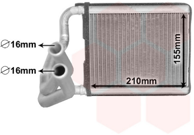 Kachelradiateur Van Wezel 83016701