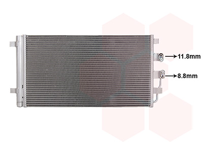 Condensor, airconditioning Van Wezel 88015700