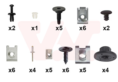 Montageset, bumper Van Wezel 0177794