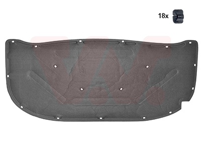 Motorbescherm plaat Van Wezel 0315460