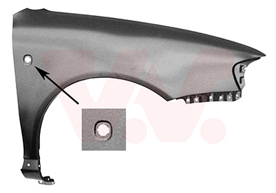 Spatbord voor rechts Van Wezel 0330656