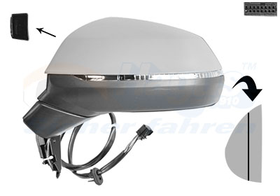 Buitenspiegel Van Wezel 0391827