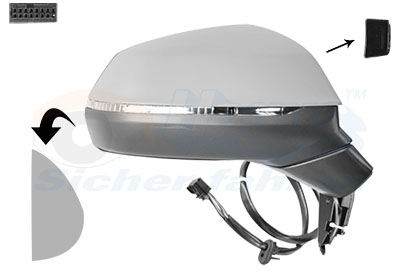 Buitenspiegel Van Wezel 0391828