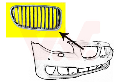 Grille rechts Van Wezel 0619512