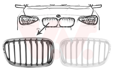 Grille Van Wezel 0633512