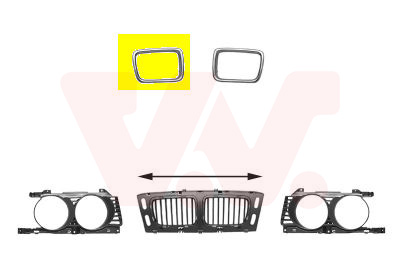 Grille Van Wezel 0635516