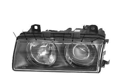 Koplamp Van Wezel 0640963