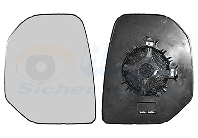 Buitenspiegelglas links HAGUS Van Wezel 0905837