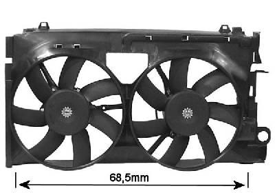 Ventilatorwiel-motorkoeling Van Wezel 0936749