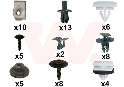 Montageset, bumper Van Wezel 0949794