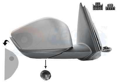 Buitenspiegel Van Wezel 0989828