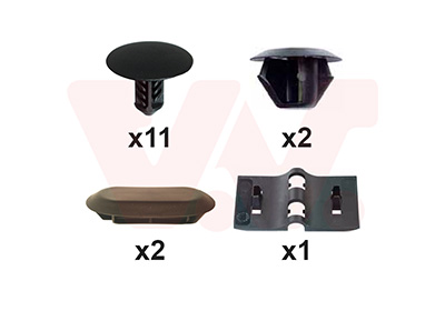 Montageset, motorkap Van Wezel 1557797