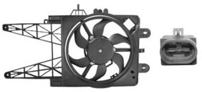 Ventilatorwiel-motorkoeling Van Wezel 1620745