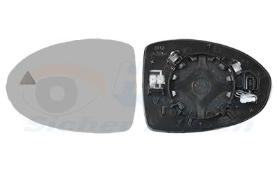 Spiegelglas, buitenspiegel Van Wezel 1648835