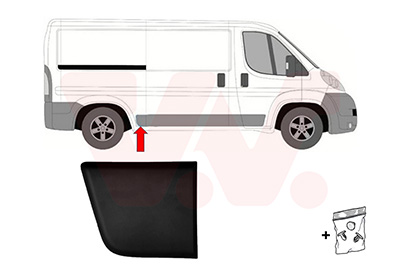 Sier- / beschermingspaneel, zijwand Van Wezel 1652418