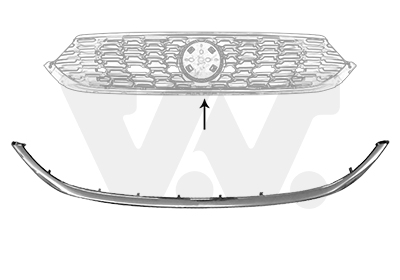 Grille Van Wezel 1717518