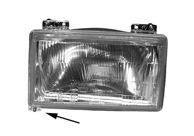 Koplamp rechts Van Wezel 1745948