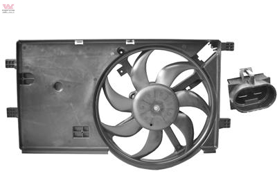 Ventilatorwiel-motorkoeling Van Wezel 1748747