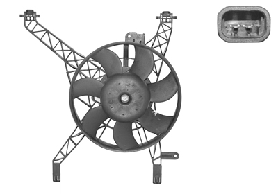 Ventilatorwiel-motorkoeling Van Wezel 1807747