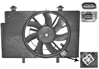 Ventilatorwiel-motorkoeling Van Wezel 1807749