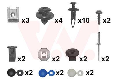 Bumper montageset Van Wezel 1808794