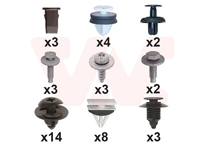 Montageset, achterscherm Van Wezel 1853796