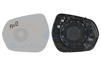 Spiegelglas, buitenspiegel Van Wezel 1853835