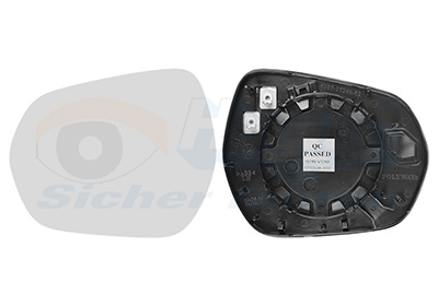 Spiegelglas, buitenspiegel Van Wezel 1853837