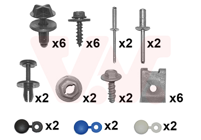 Bumper montageset Van Wezel 1883794