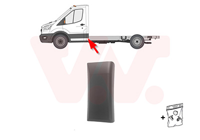 Sier- / beschermingspaneel, zijwand Van Wezel 1991415