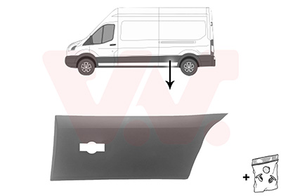 Sier- / beschermingspaneel, zijwand Van Wezel 1991429