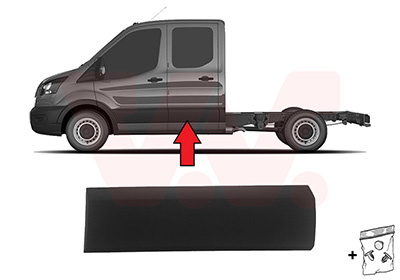 Sier- / beschermingspaneel, zijwand Van Wezel 1992407