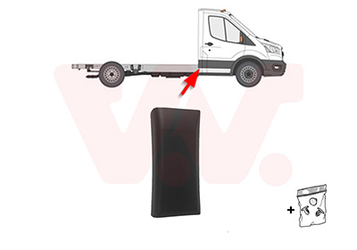 Sier- / beschermingspaneel, zijwand Van Wezel 1992416