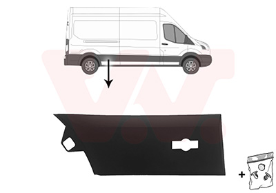 Sier- / beschermingspaneel, zijwand Van Wezel 1992428