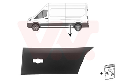 Sier- / beschermingspaneel, zijwand Van Wezel 1992429