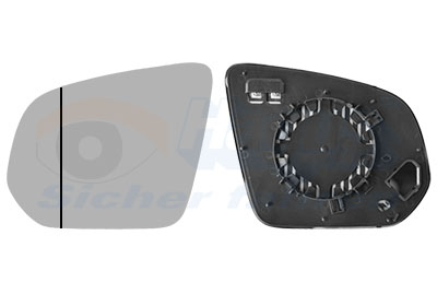 Buitenspiegelglas Van Wezel 2957837